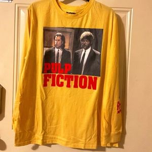 Pulp Fiction yellow long sleeve sz SM